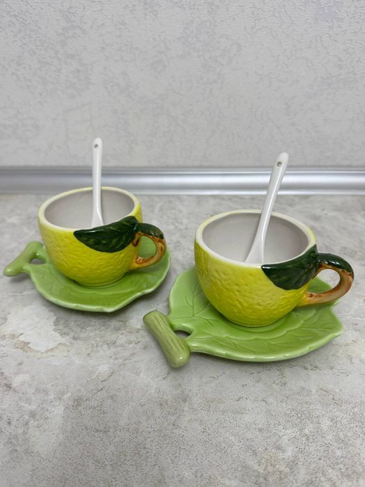 СРОЧНО! Продается керамический набор ,, Лимонный Сад"