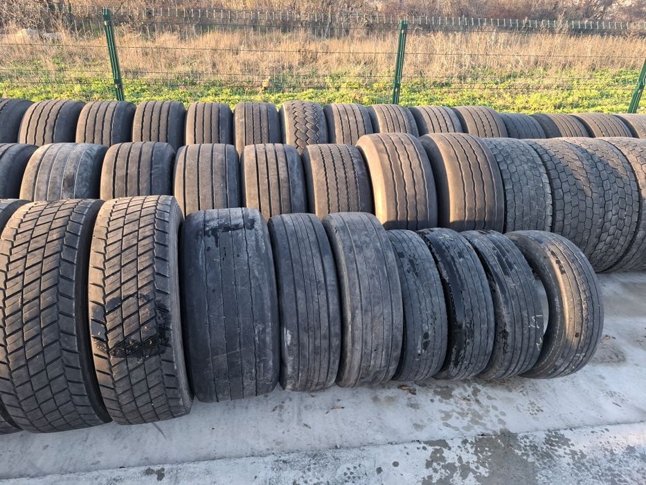 435 50 19.5 ,445 45 19.5 ,385 65 22.5, 385 55 22.5, 315 70 22.5 гуми