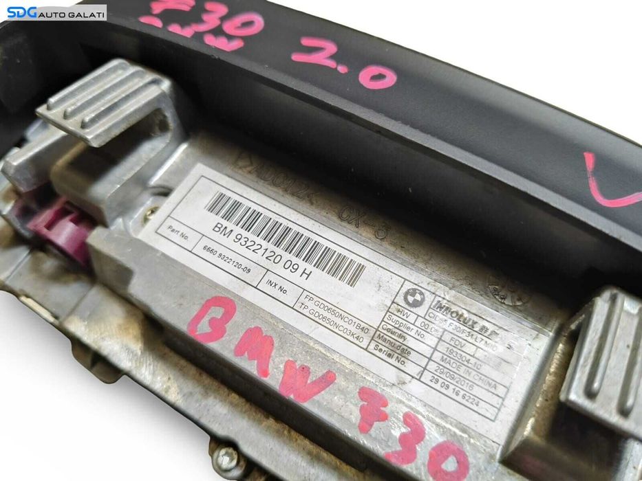 Display Ecran Navigatie Mica BMW Seria 3 F30 F31 F32 F33 F34 F35 2011 - 2019 Cod 9322120 [LS0654]