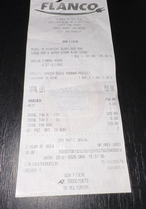 Redmi 15 sigilat nou !