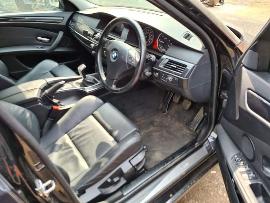 BMW E60 520D 177кс N47 Facelift Dynamic recaro ръчка НА ЧАСТИ !