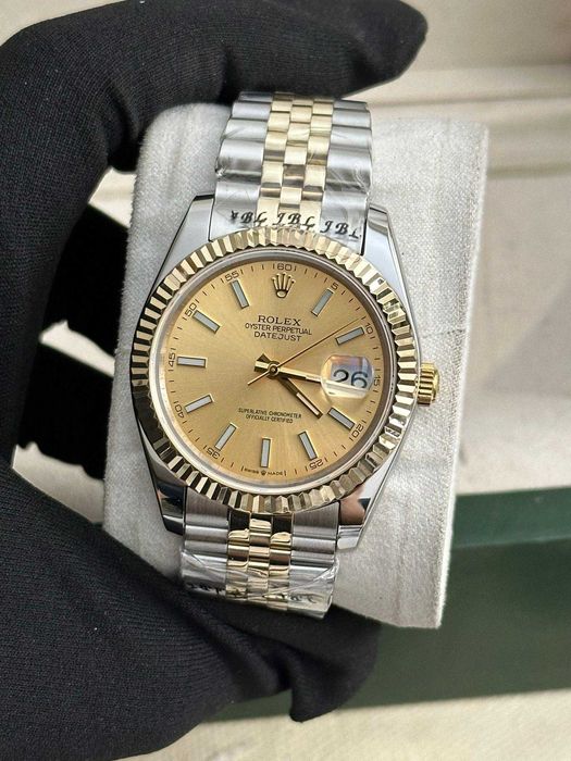 Rolex Datejust Gold Dial Two-Tone 41mm