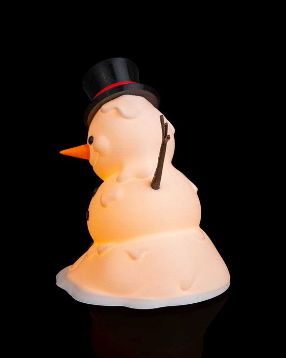 Happy Snowman - Jucarie - Lampa LED - 20cm
