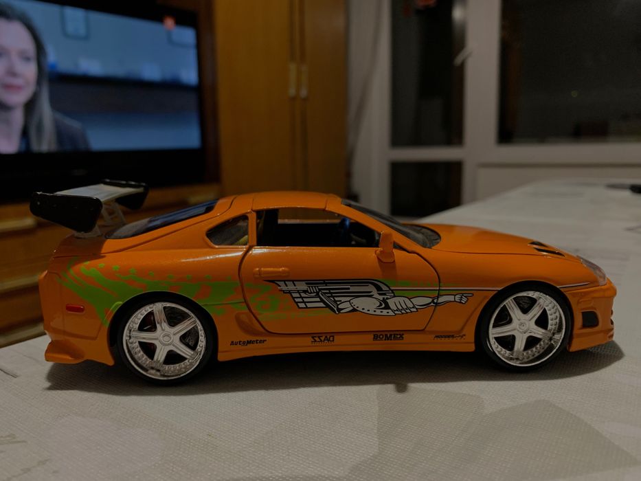 Метална количка Toyota Supra MK4