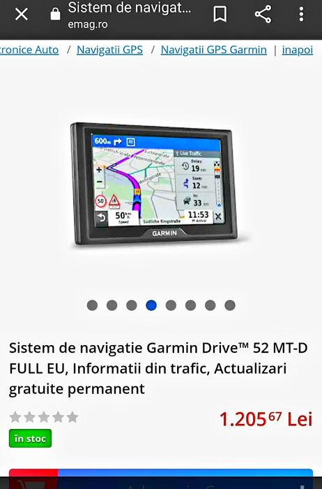 Navigație Gps Auto*GARMIN*Drive*Smart*2026*EUROPA*(Masina Bus Microbuz