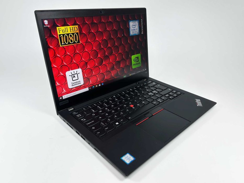 Laptop Lenovo Thinkpad T490 Intel i7 32 gb ram 128 bg ssd 14 inch Ecran 14 inch Full HD Nvidia GeForce Gama business Factura si Garantie 1 an