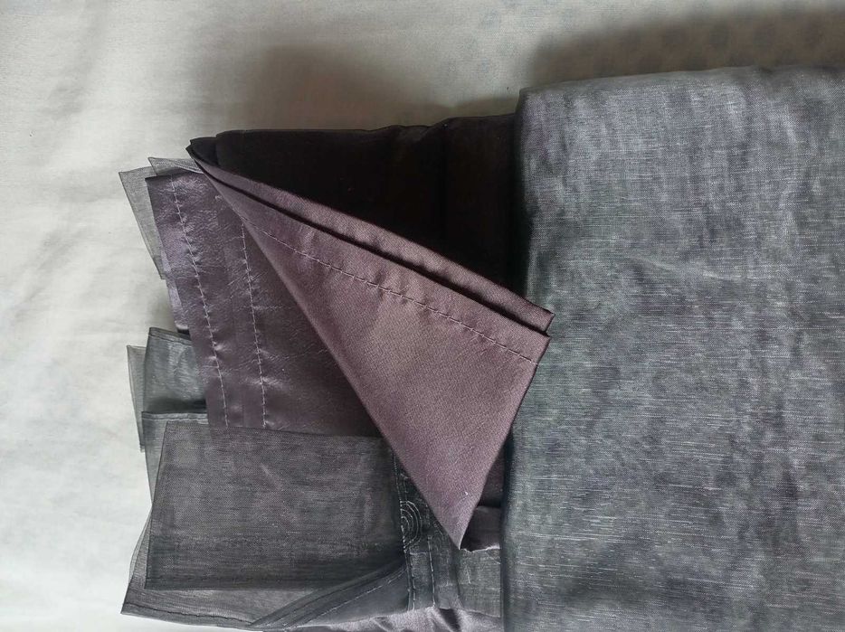 Воалени завеси сиви, 140/235, 4 броя 19 евро