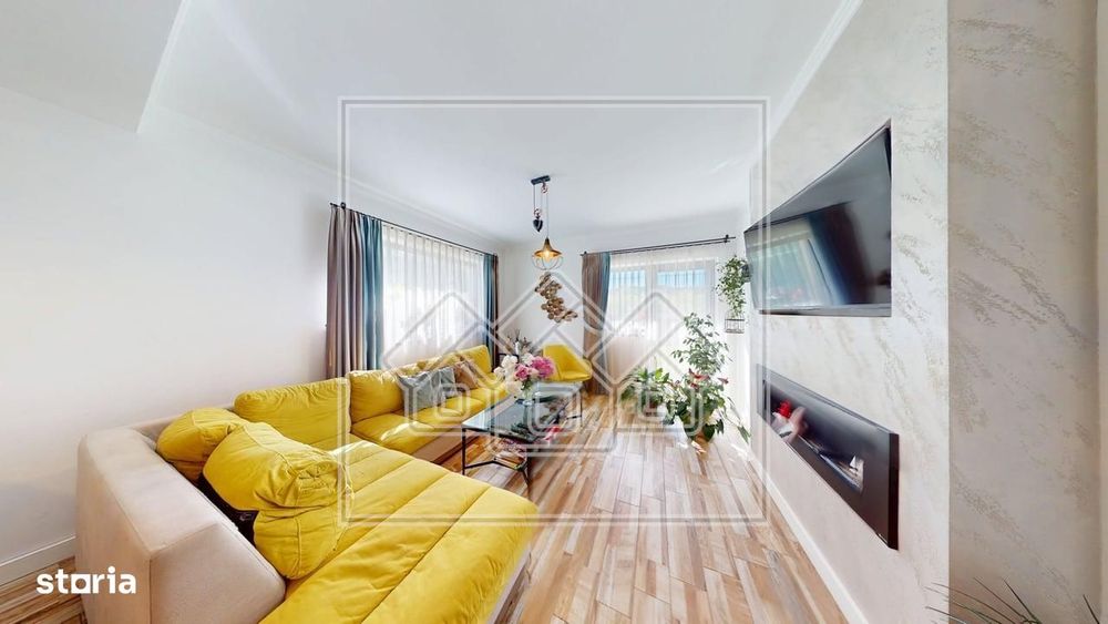 Casa individuala in Poplaca, teren mare, la cheie, mobilata, utilata