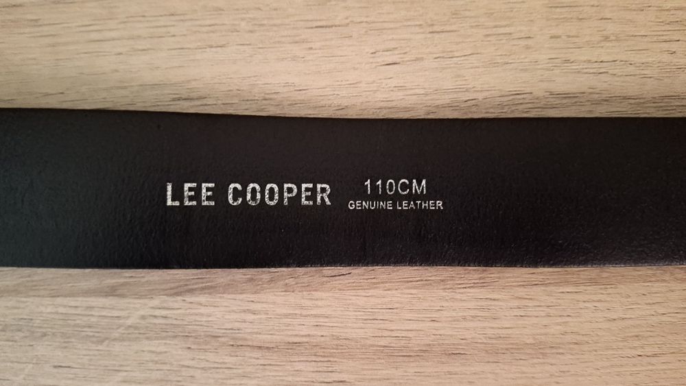 Мъжки колан от естествена кожа Lee Cooper