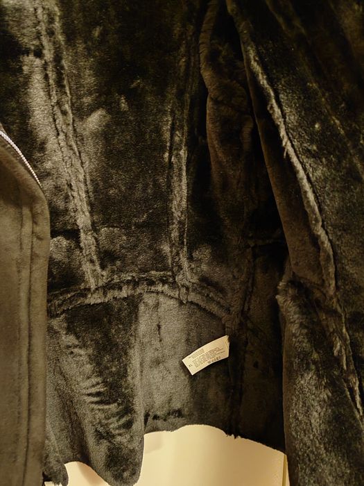 Geaca de blana neagra reducere 24h la 140 lei