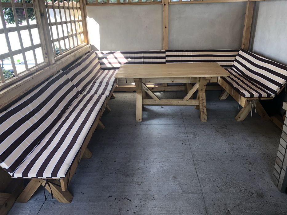 Mobilier rustic pentru gradina / foisor / terasa