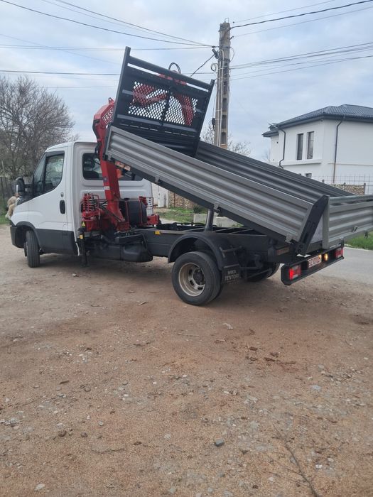 Iveco daily basculabil cu macara,nacela