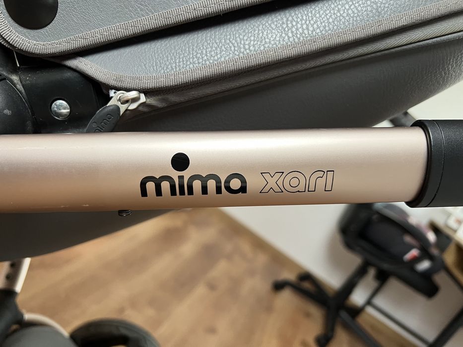 Vând cărucior Mima Xari 2 in 1. Kitul de iarna CADOU