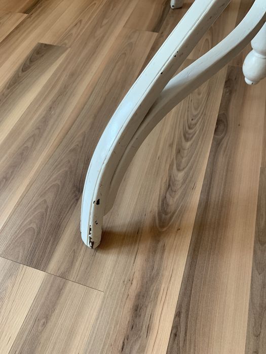 Vand masa lemn alba, stil Thonet