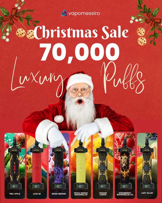 Vape/Narghilea Reincarcabil cu lichid 70.000 puffuri cadoul perfect