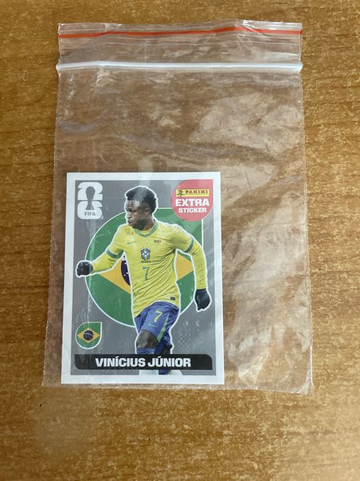 Vinicius Jr. Silver Extra Sticker (Сребърен Екстра Стикер на Винисиус Жуниор) - FIFA World Cup 2026.