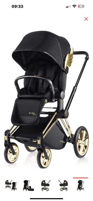 Коляска  Cybex Priam IV FE Jeremy Scott Wings в состонии как новая.