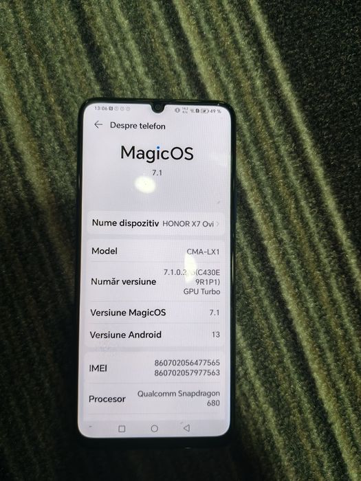 Huawei Honor x7  128 GB