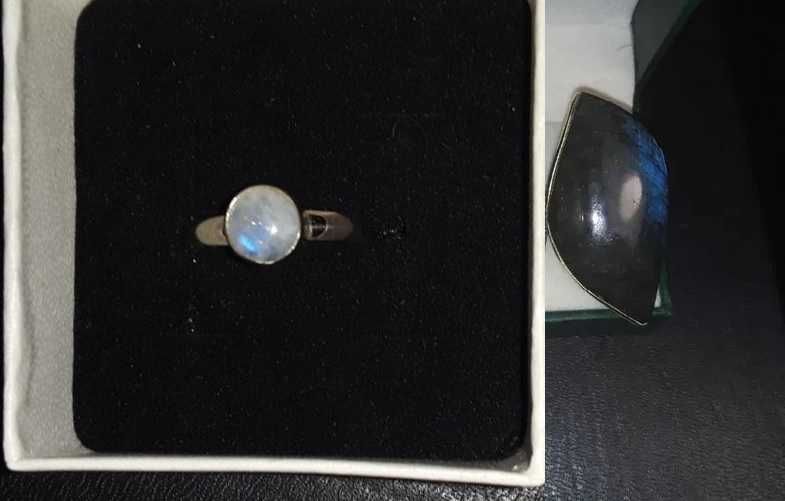 Кольцо с натуральным камнем