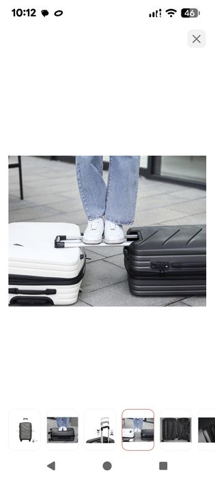 Новый чемодан в упаковке, размер 70*45*30