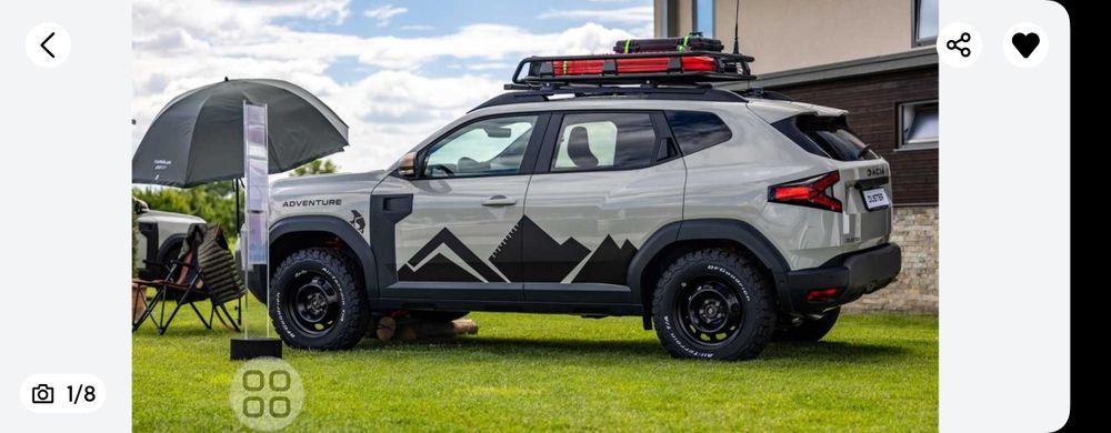 Jante Dacia Duster orice model de offroad ET 32! OEM pachet Adventure