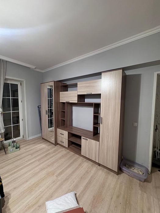 Модульная стенка в гостиную с ТВ-зоной