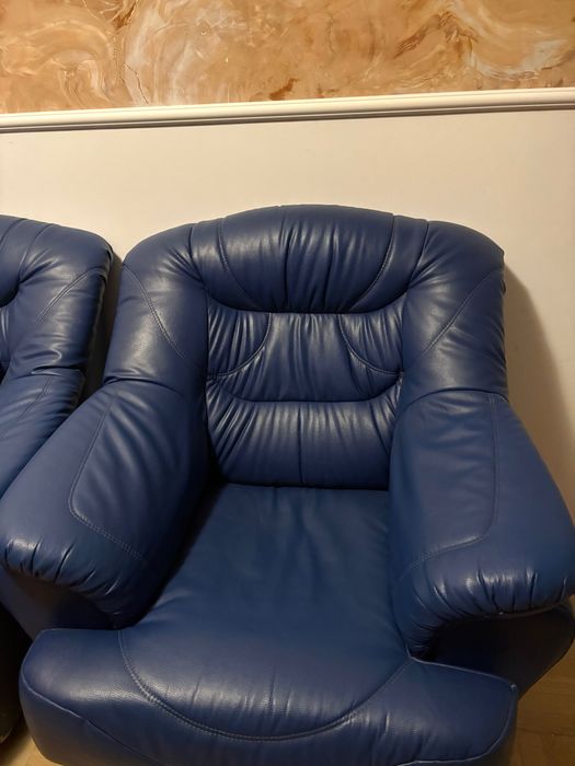 Vand fotoliu albastru extrem de confortabil