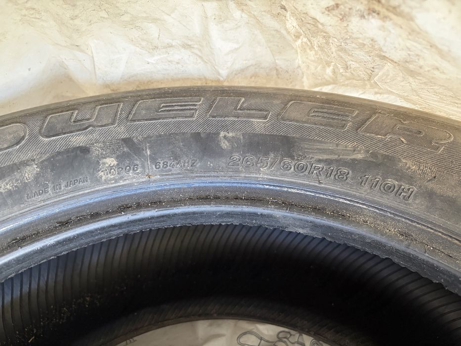 Японские шины б/у 18 - го размера