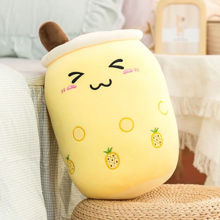 Boba Tea 35cm плюшени играчки, Bubble Tea Бабъл Шейк плюшена играчка