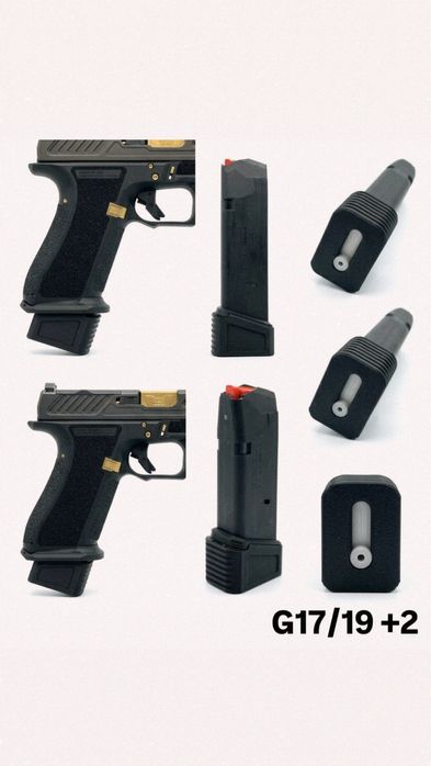 Капачка/Удължител +2 за 43x, 19, 17, 48 и 23 Glock/Глок