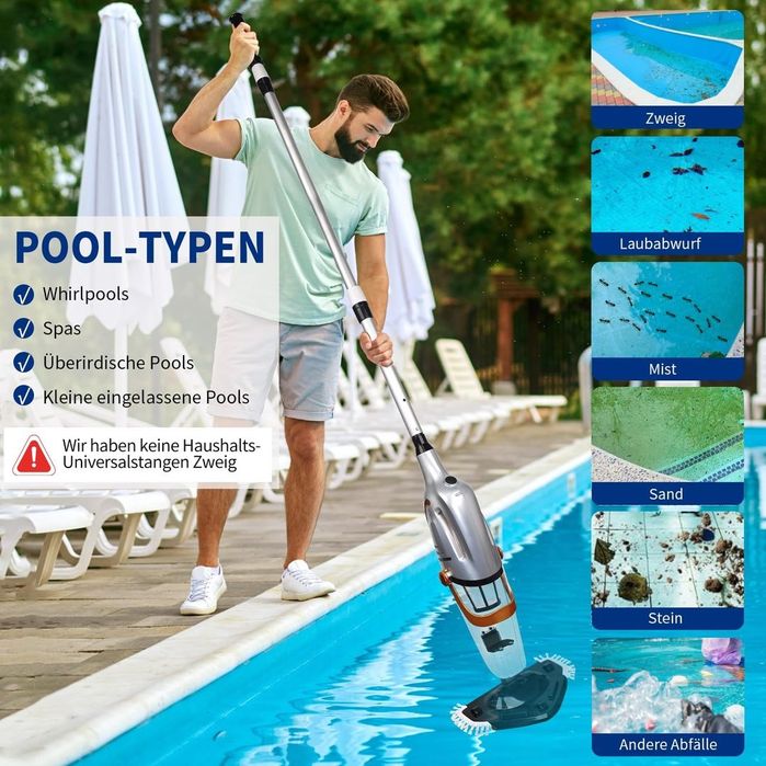 Прахосмукачка за басейн PoolyPoly 2025