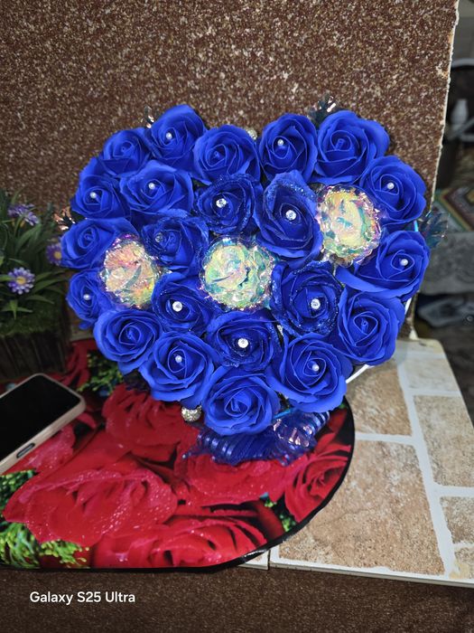 Cutie inimioara Blue