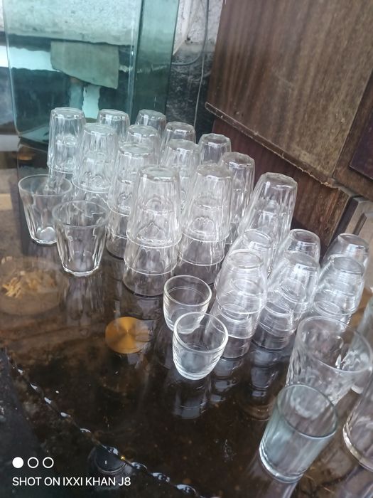 Стаканы граненые советские