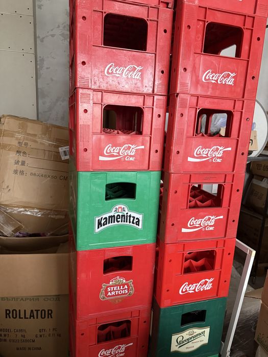 Празни касетки за безалкохолни и бира 17 броя