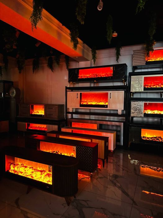 Электрокамины под ТВ