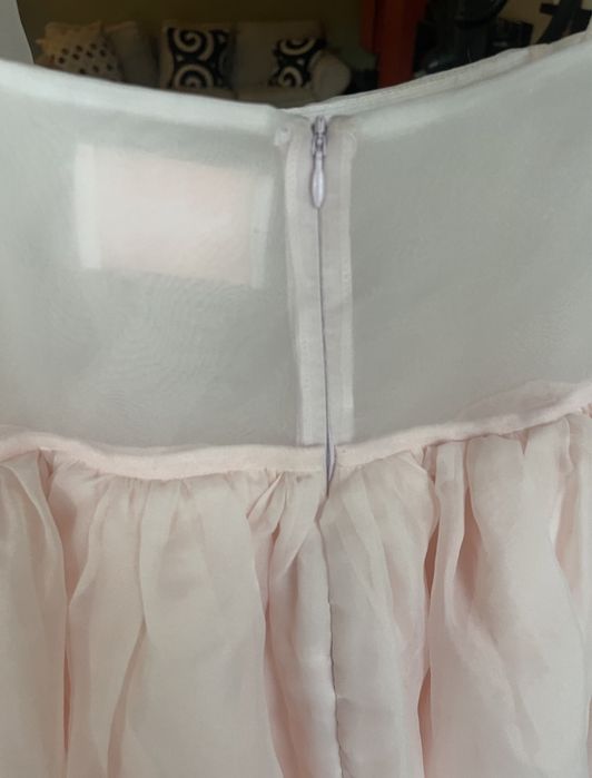 Selkie puff dress розова бална рокля