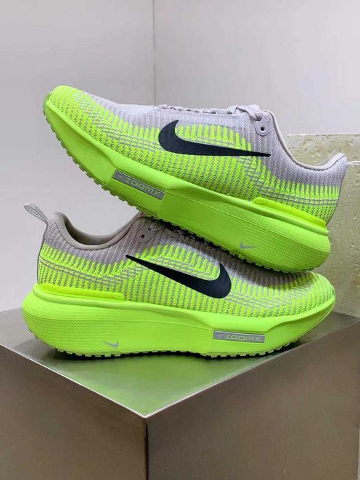 Нови мъжки маратонки Nike Invincible Run FK Flyknit 4 Green Grey