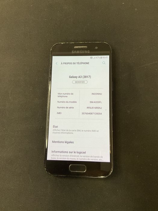 Samsung galaxy A3 2017 32GB ID-XXL7598
