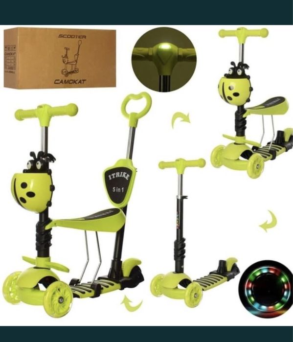 Самокат 5в1 ,велик,скейт