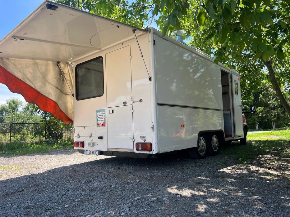 Fodtruck Autorulota  Fiat ducato - dotari - vitrina rece hota xxl - imbiss fodtruck