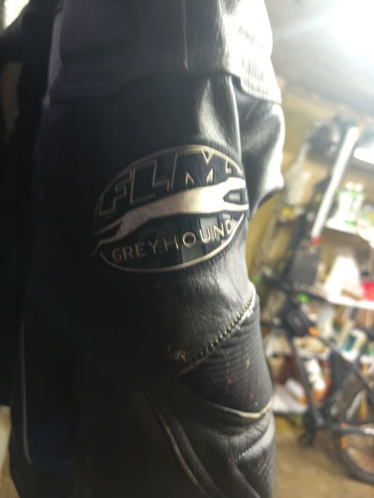 Кожено мото яке FLM