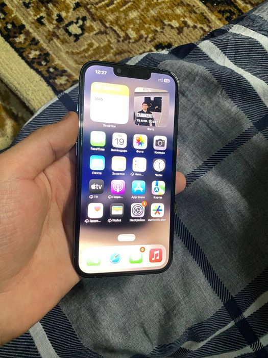 Iphone 13pro 128 talik 2ta sim kartalik hamma joyi rodnoy yomkost 75%
