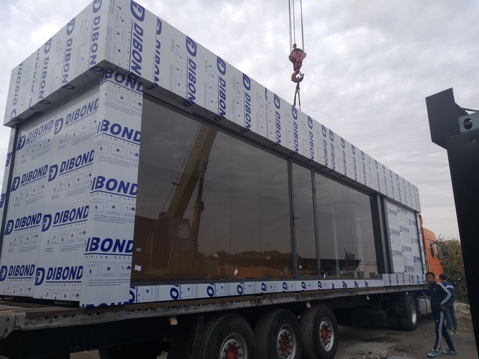 Контейнер под ключ любой формы сендвич панели