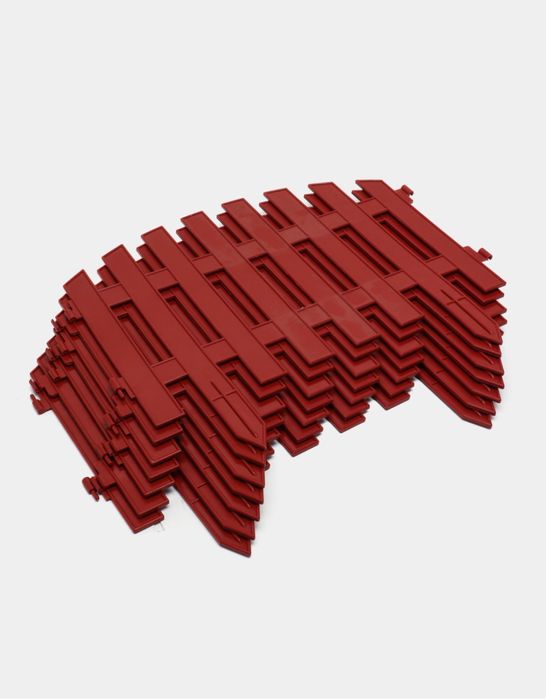 Забор декоративный "Винтаж" PALISAD терракот, 28 * 300 см