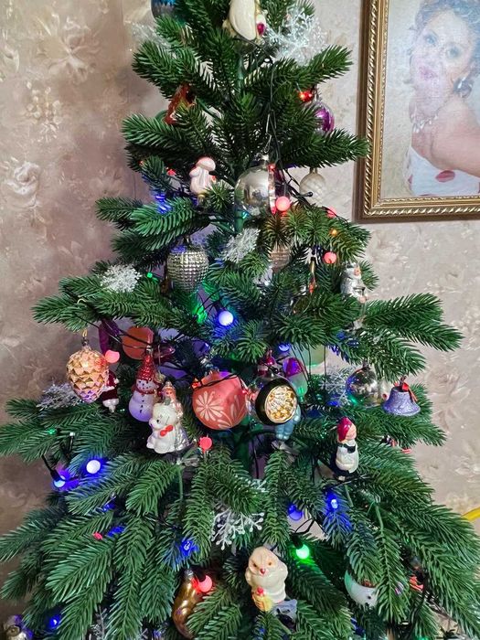 елка новогодняя 1.5 метра литая