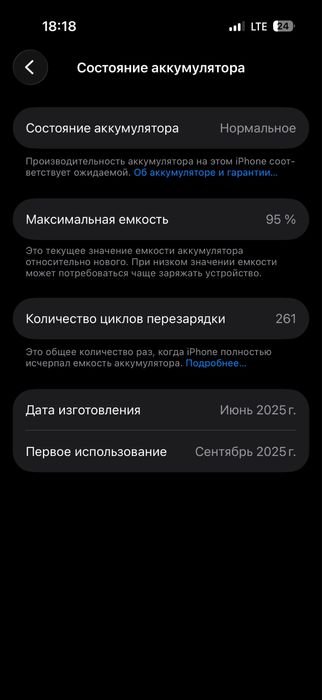 Продам iphone 16 pro 128GB  95% dual sim