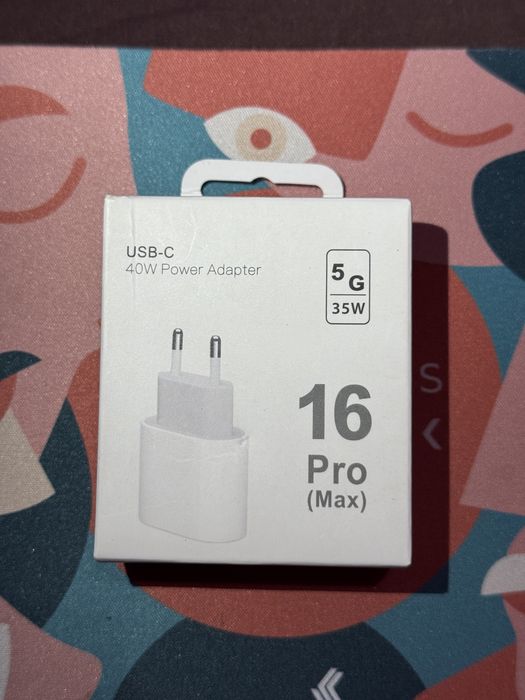 Încărcător USB-C 40W – 5G / 35W, compatibil iPhone 16 Pro Max