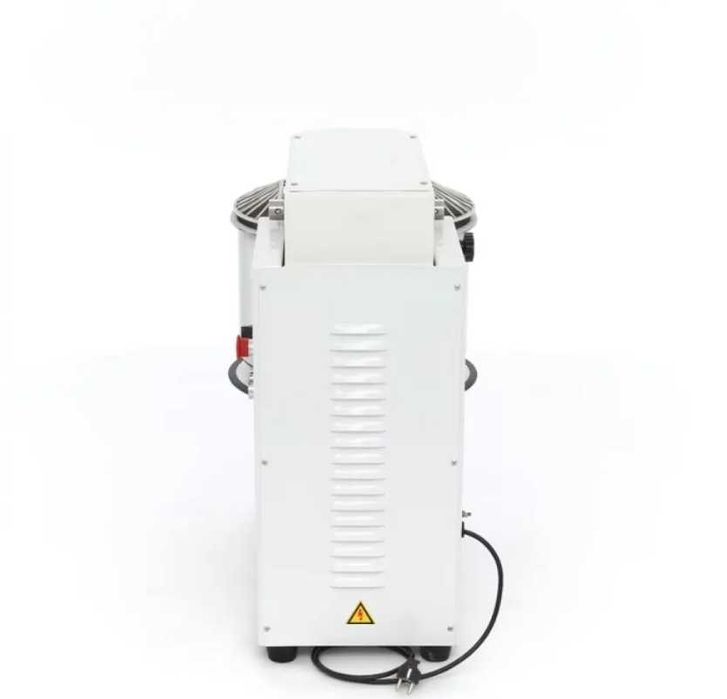 Malaxor Aluat 30 L - 12 kg Aluat, 2 viteze, bol detașabil, Alb,timer