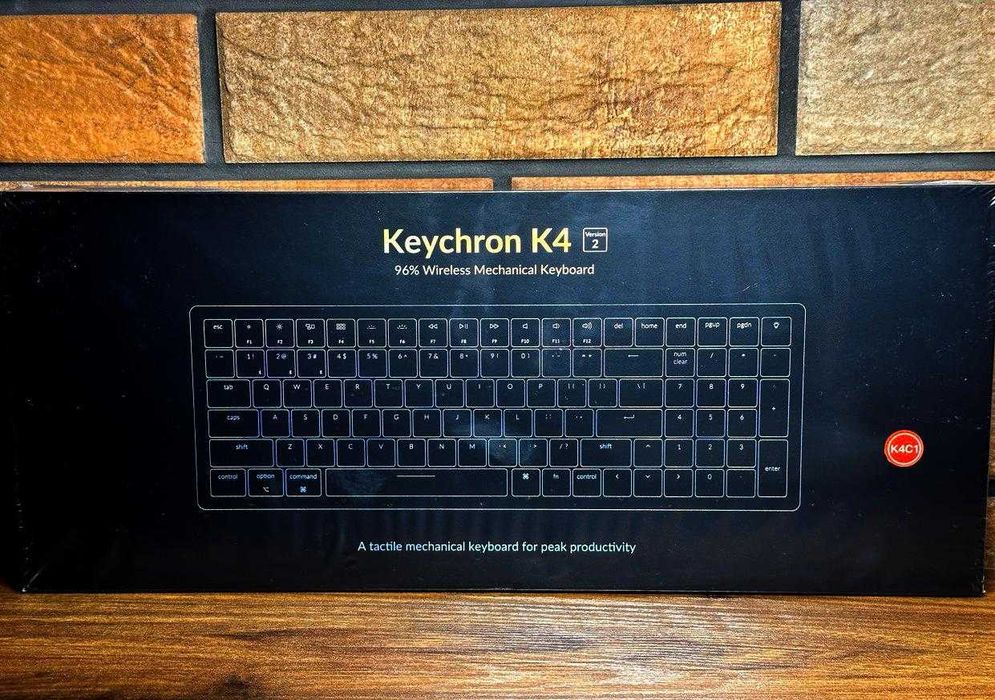 Keychron K4 V2 Wireless RGB - Red Switch | Доставка [Оригинал США]