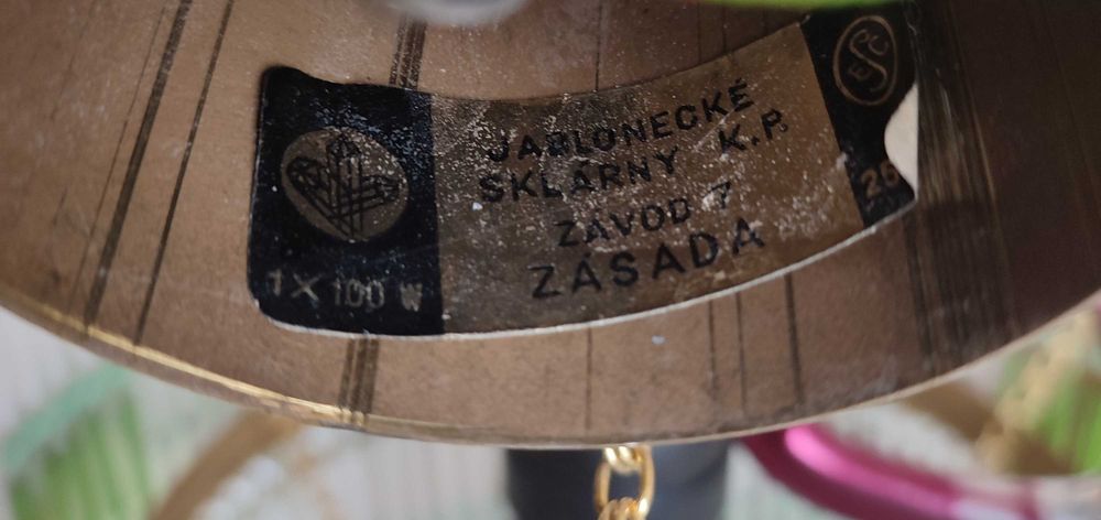 Винтидж чешки полилей полилеи